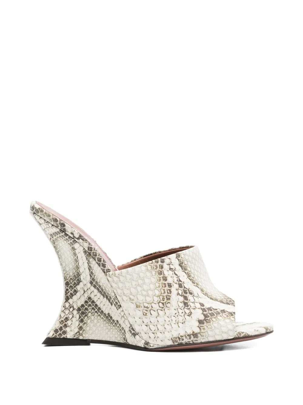 Paris Texas Women Nina Snakeskin Sandals PARIS TEXAS