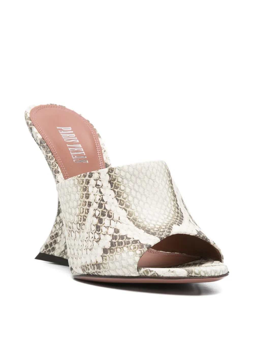 Paris Texas Women Nina Snakeskin Sandals PARIS TEXAS