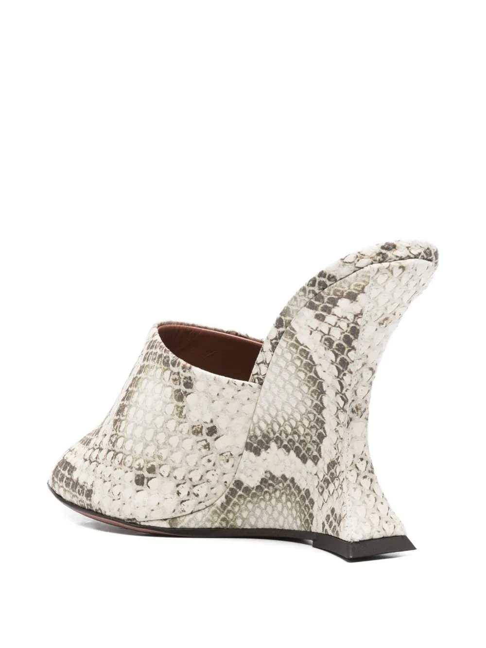 Paris Texas Women Nina Snakeskin Sandals PARIS TEXAS