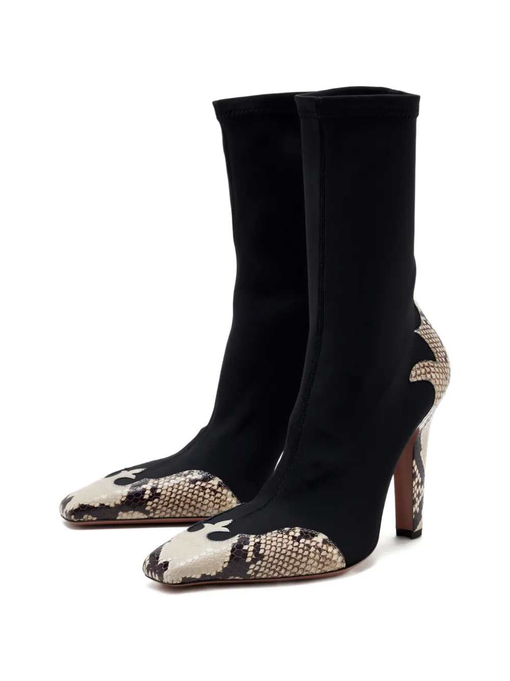 Paris Texas Women Belle Snakeskin-Effect Ankle Boots PARIS TEXAS