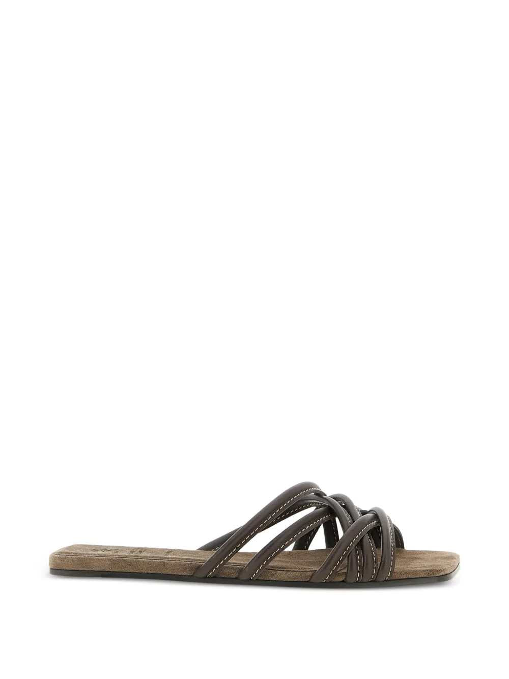 Brunello Cucinelli Women Sandals With Contrasting Stitching BRUNELLO CUCINELLI