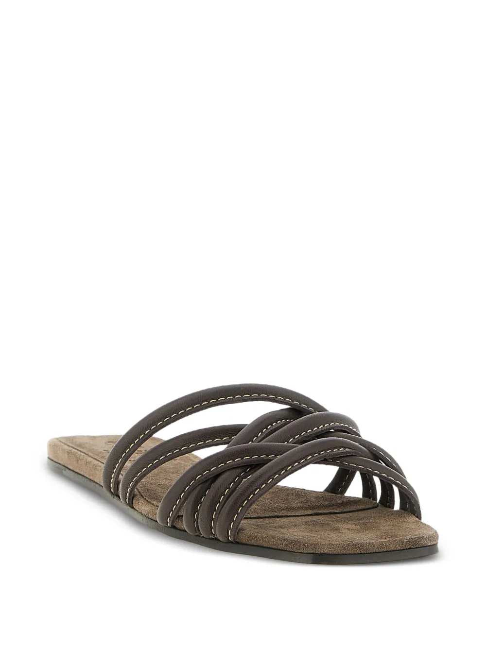Brunello Cucinelli Women Sandals With Contrasting Stitching BRUNELLO CUCINELLI