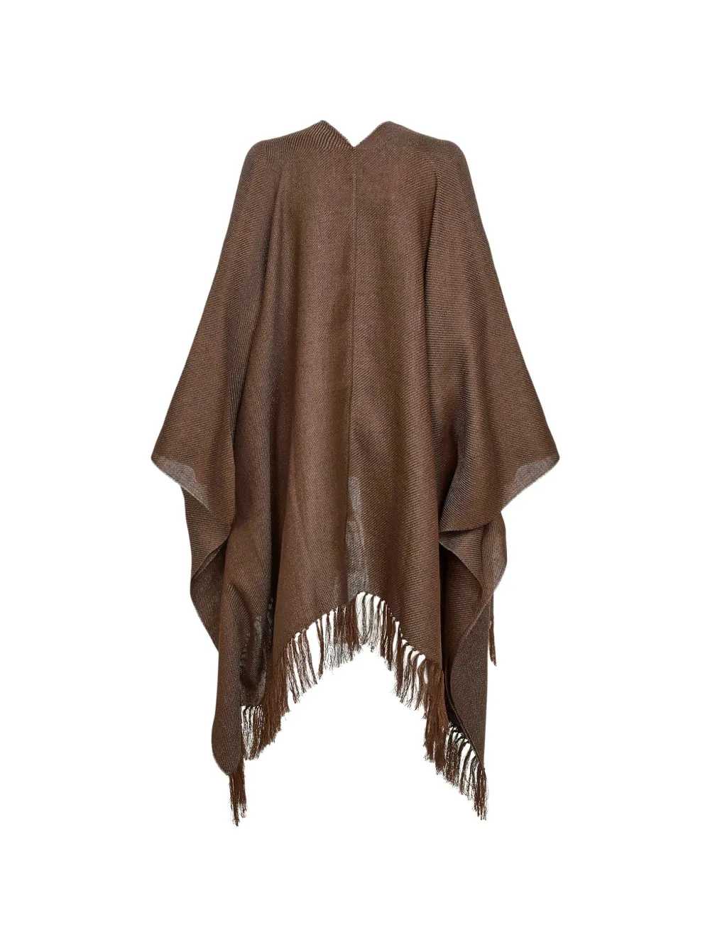 Brunello Cucinelli Women Fringed Poncho BRUNELLO CUCINELLI