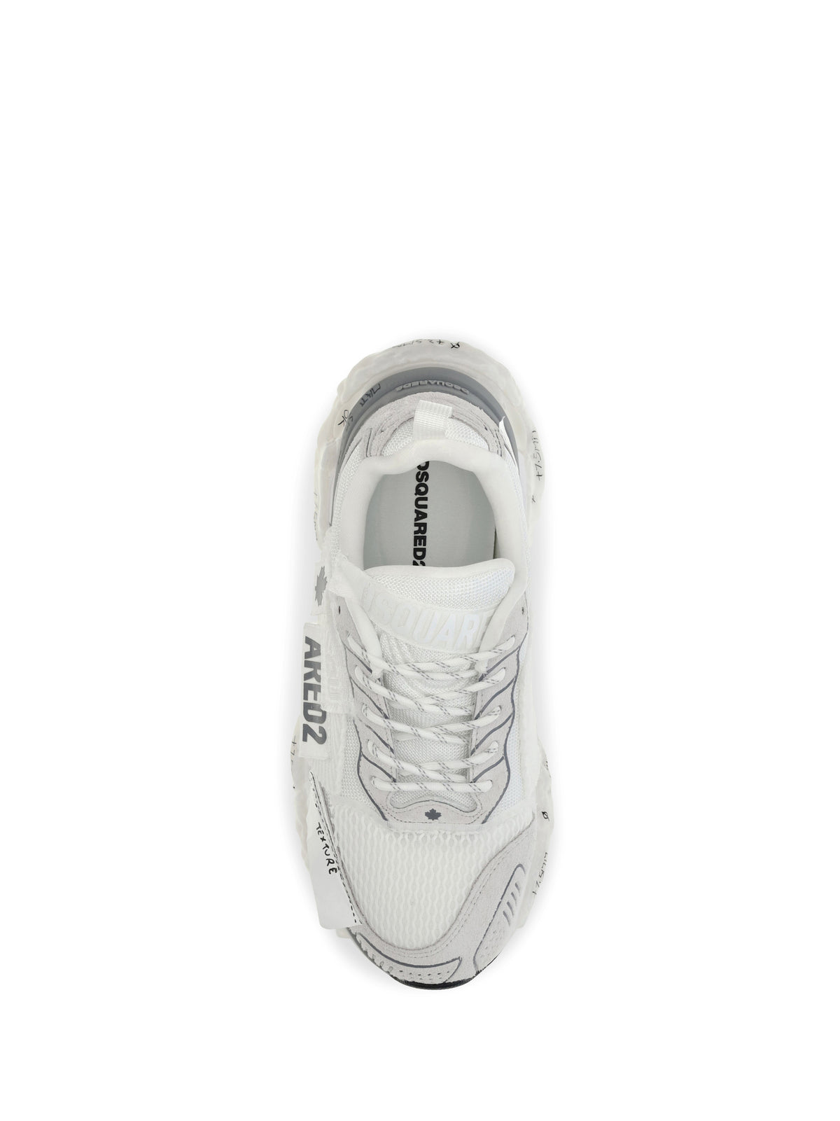 Dsquared2 Men Faster Sneakers With Patches DSQUARED2