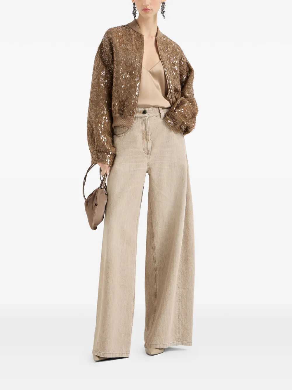 Brunello Cucinelli Women Zip-Up Bomber Jacket BRUNELLO CUCINELLI
