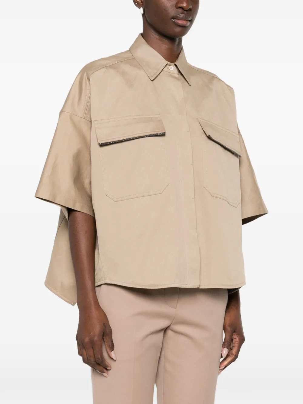 Brunello Cucinelli Women Pocket Shirt BRUNELLO CUCINELLI
