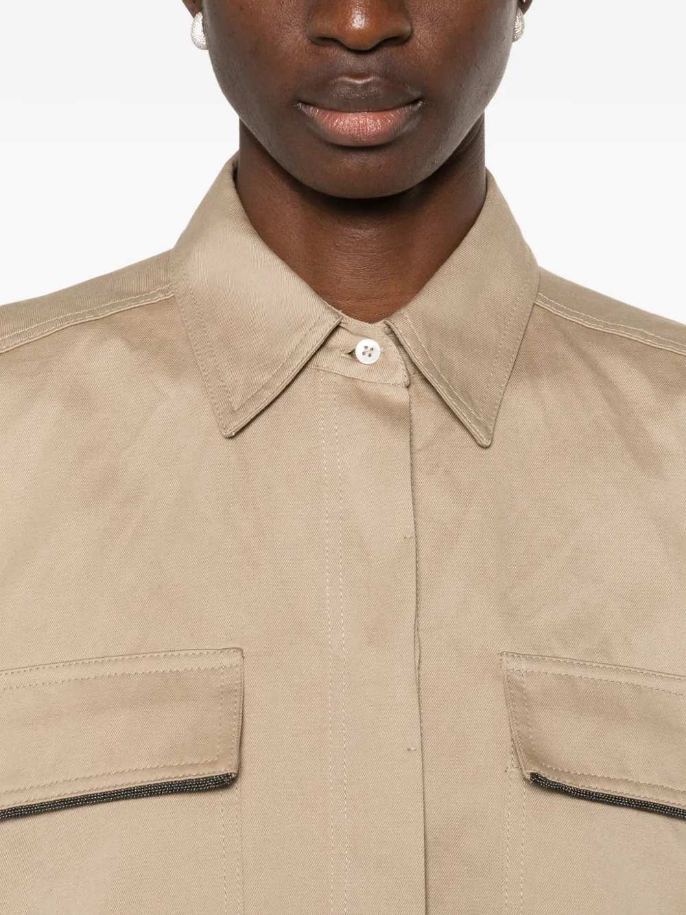 Brunello Cucinelli Women Pocket Shirt BRUNELLO CUCINELLI