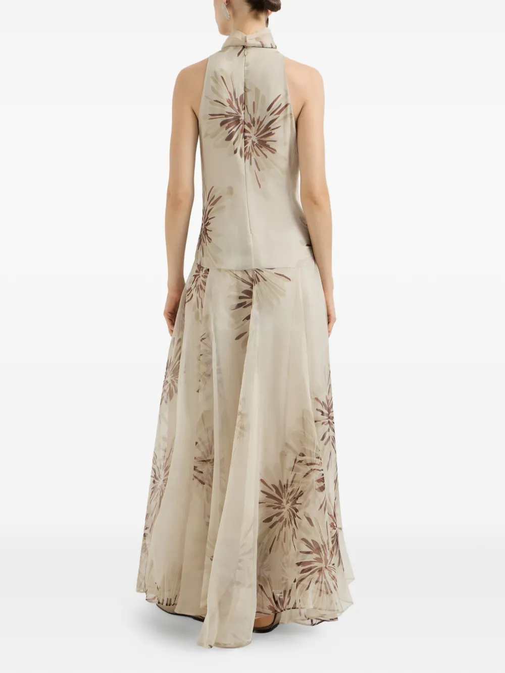 Brunello Cucinelli Women Long Printed Dress BRUNELLO CUCINELLI
