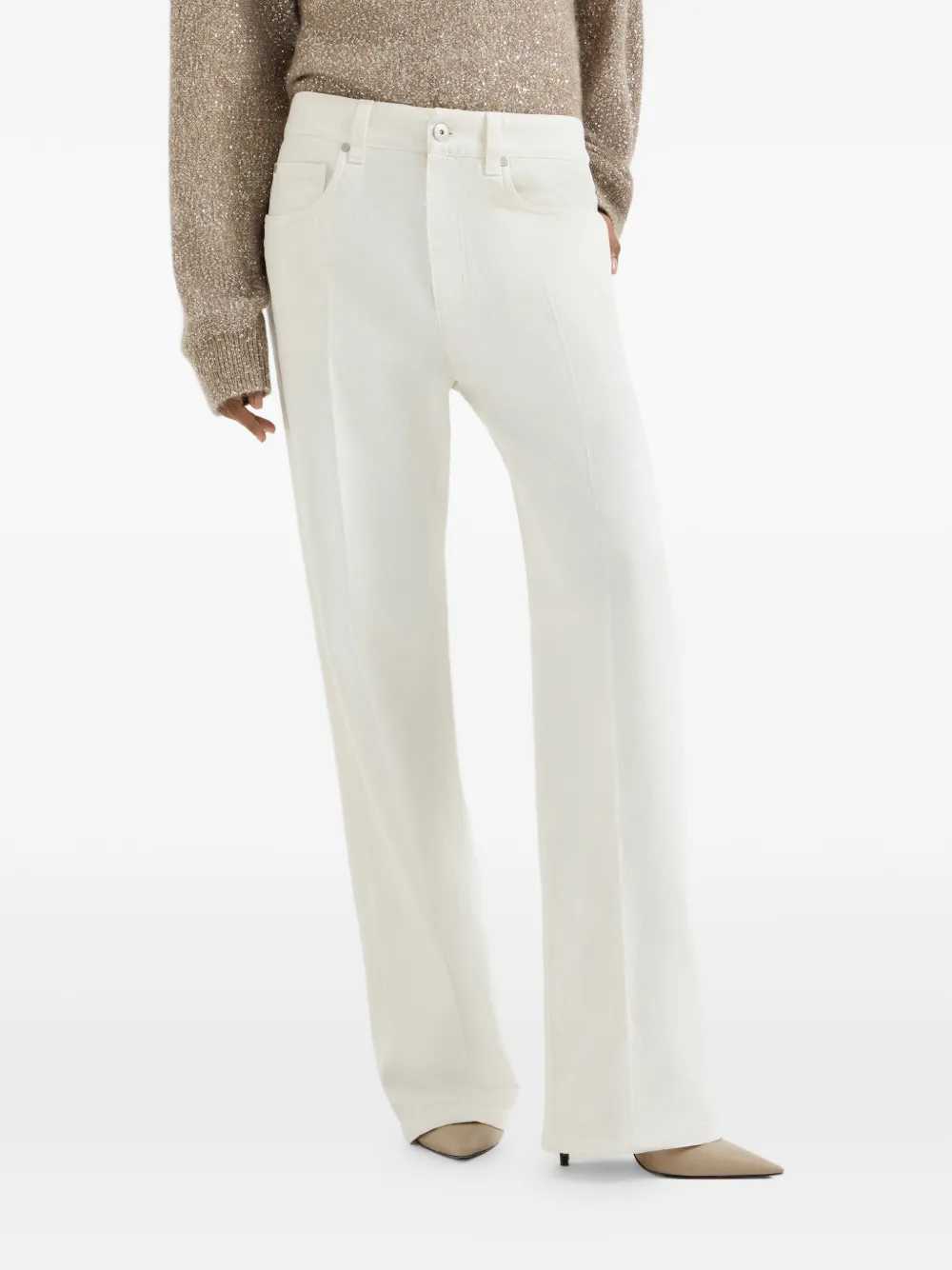 Brunello Cucinelli Women Trousers With Decoration BRUNELLO CUCINELLI