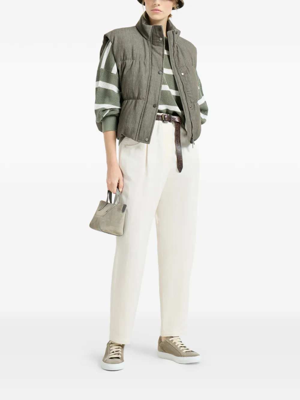 Brunello Cucinelli Women Belted Trousers BRUNELLO CUCINELLI
