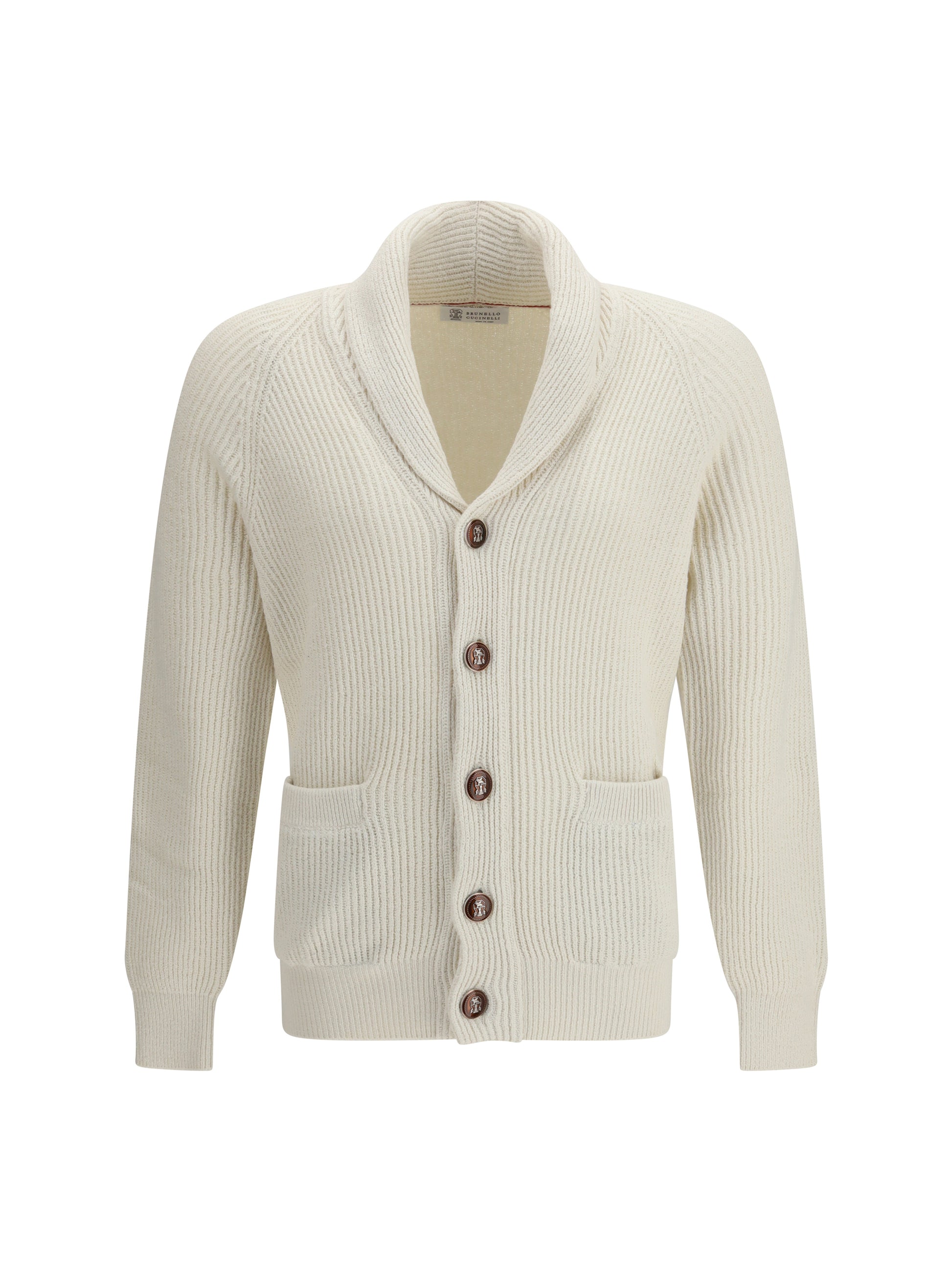 Brunello Cucinelli Men Ribbed Cardigan BRUNELLO CUCINELLI