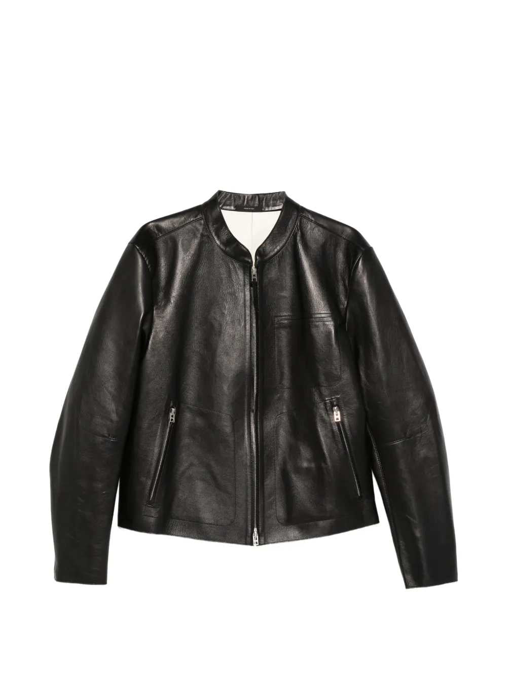 Tom Ford Men Leather Zip-Up Jacket TOM FORD