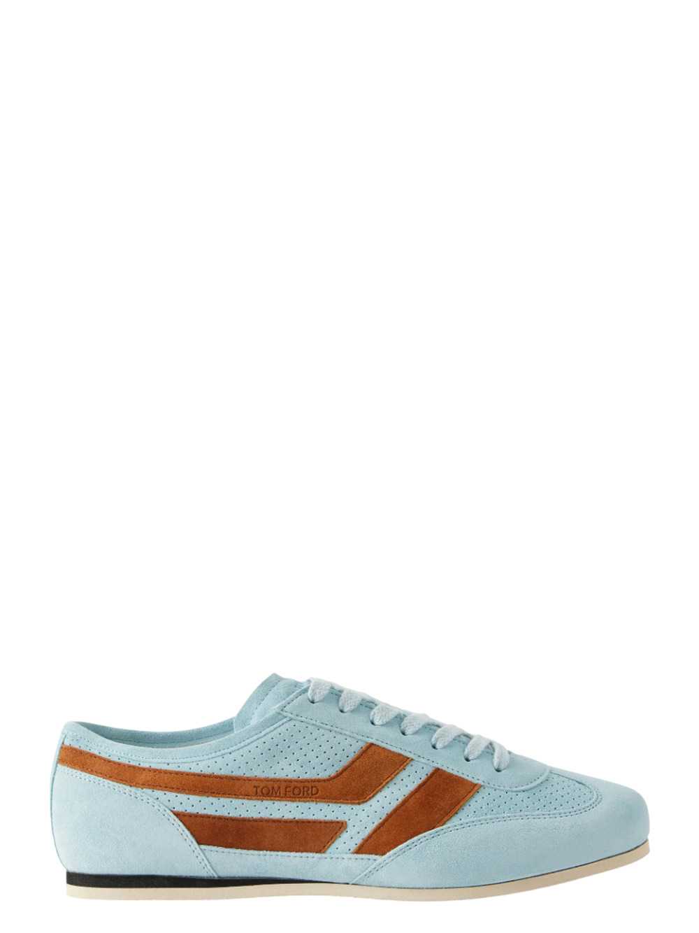 Tom Ford Men Perforated Leather Sneakers TOM FORD