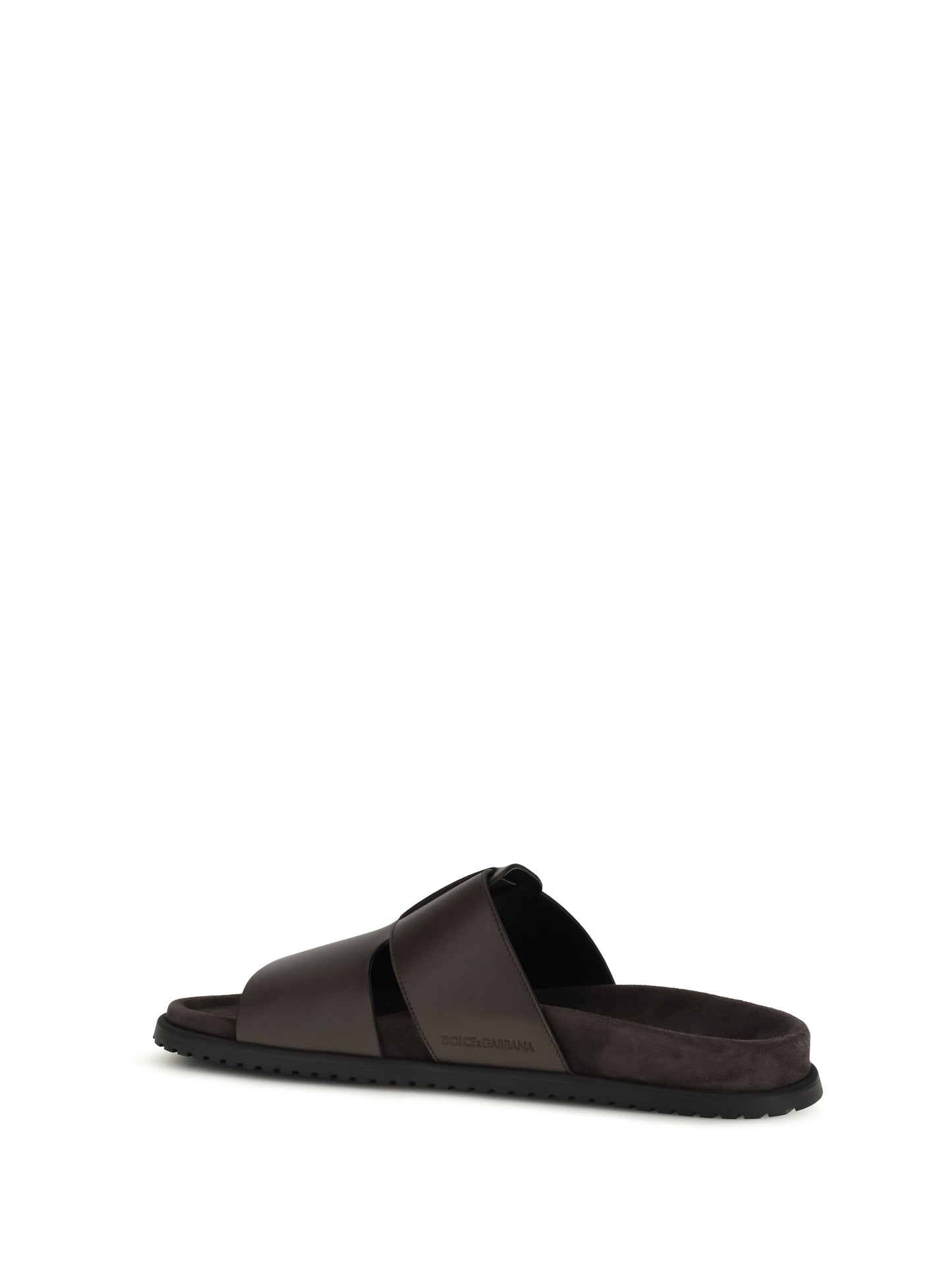 Dolce & Gabbana Men Leather Sandals DOLCE & GABBANA
