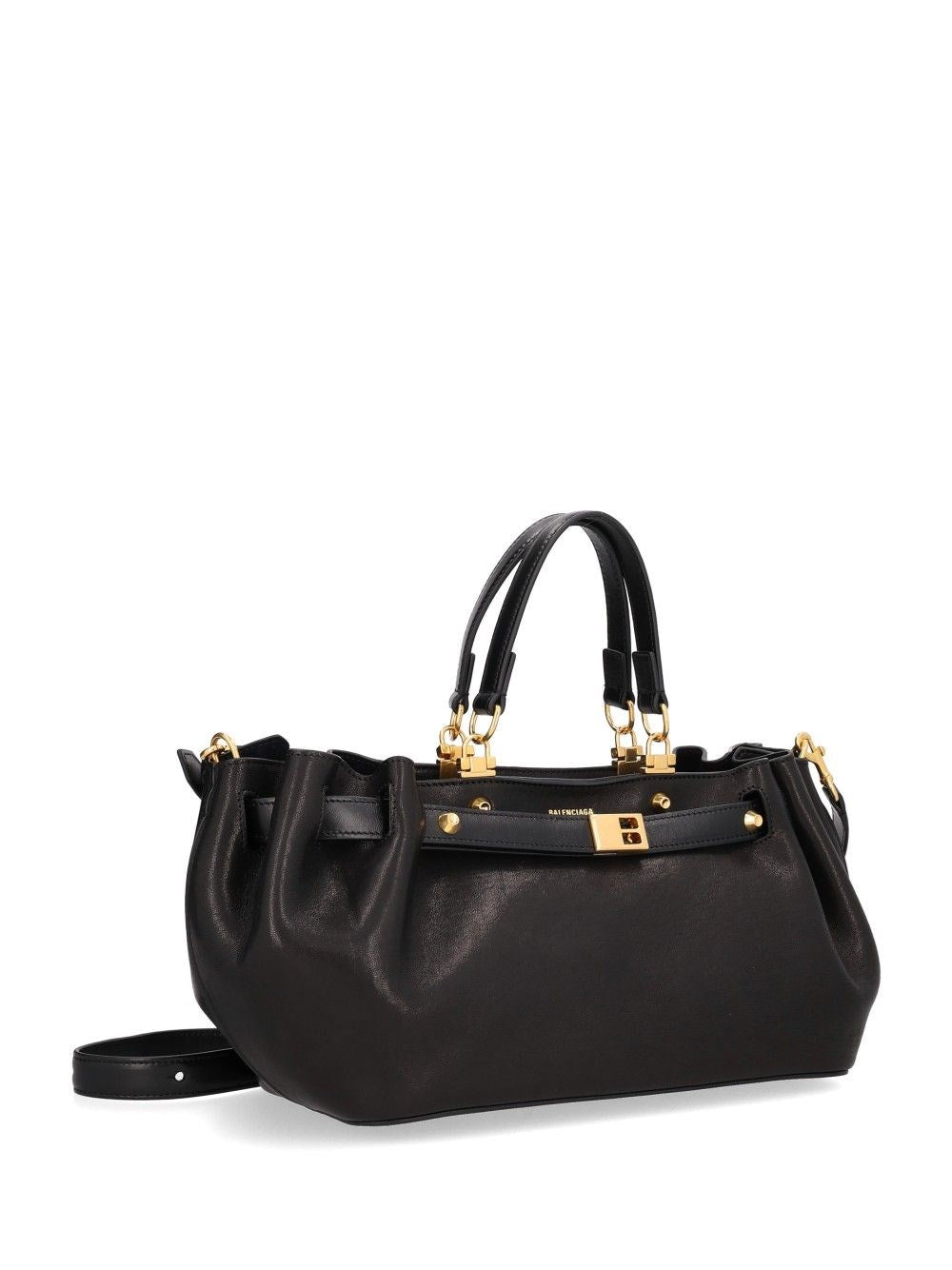 Balenciaga Women Balenciaga Small "Fan Carryall" Handbag BALENCIAGA