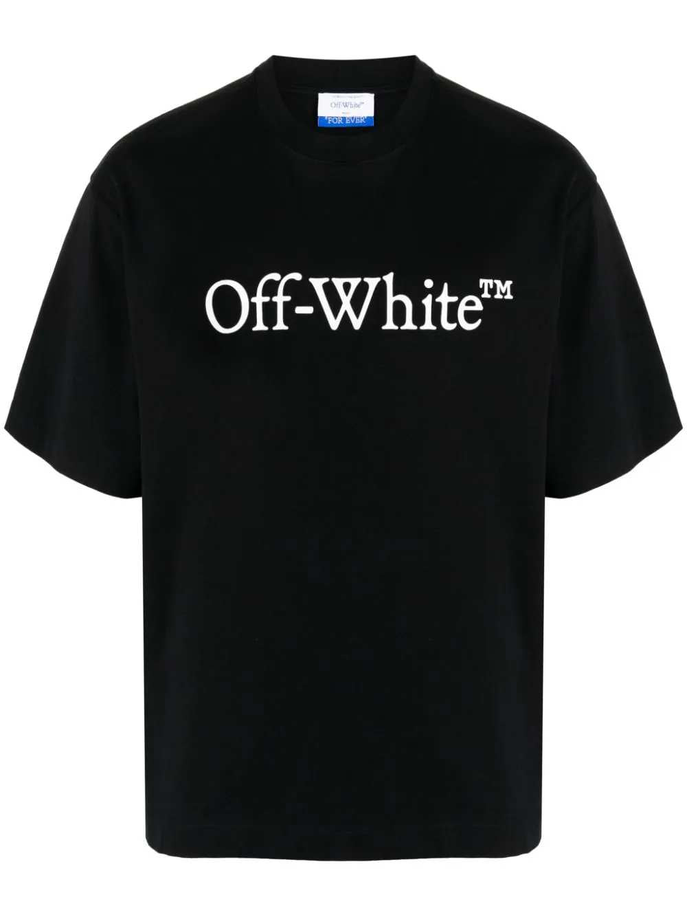 Off White Men Big Bookish Skate Cotton T-Shirt OFF-WHITE