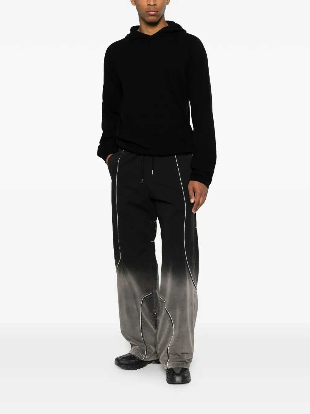 Off White Men Offline Gd Gab Slouchy Trackpants, Black OFF-WHITE