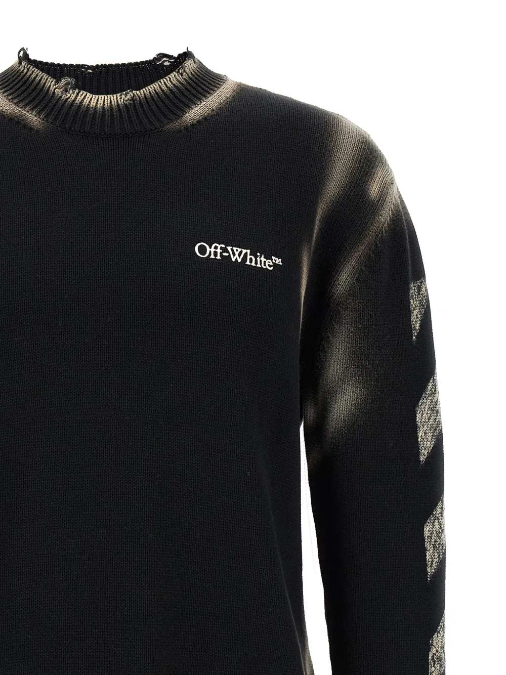 Off White Men Diag Arr Corrosion Sweater OFF-WHITE