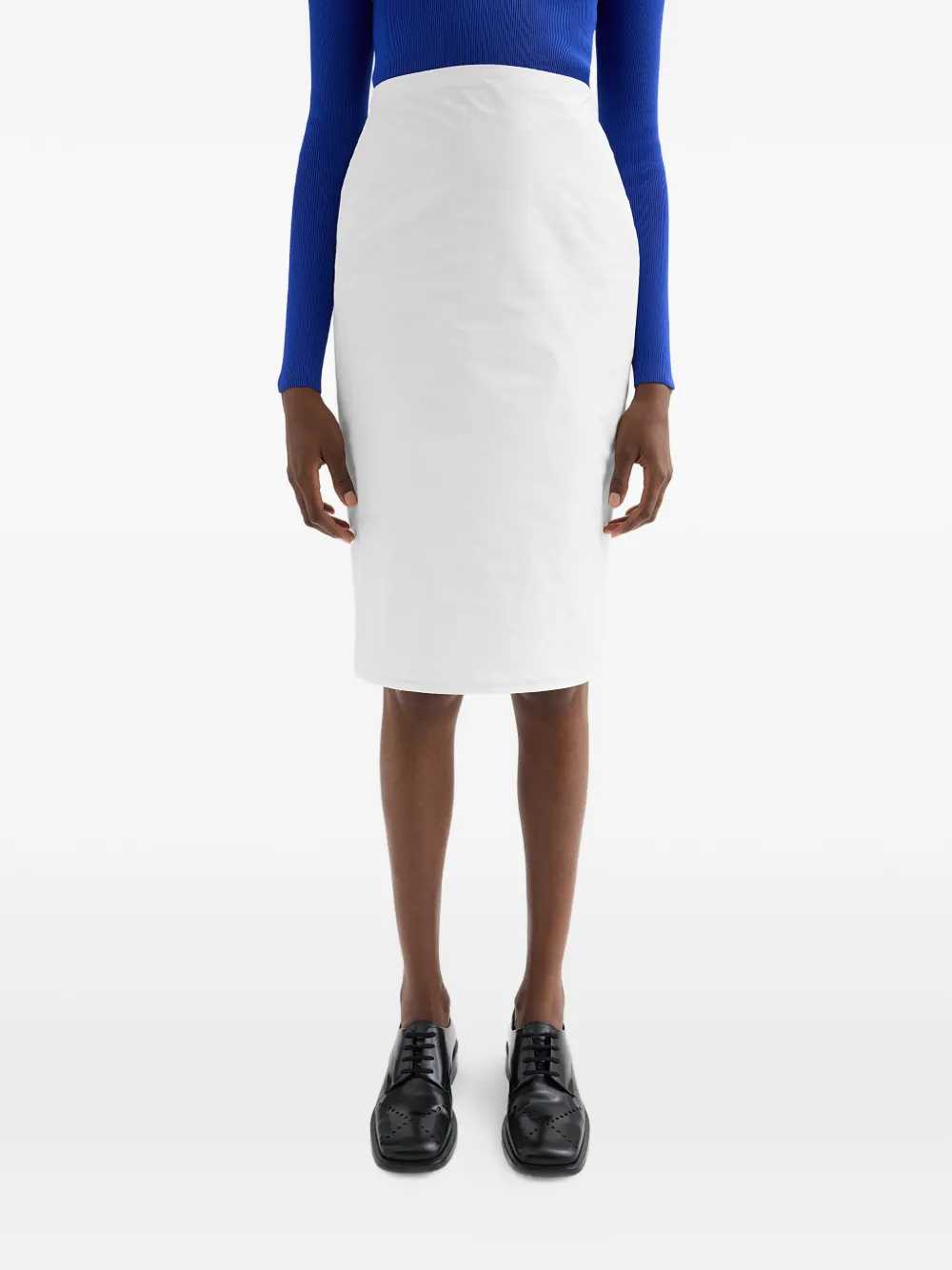 Jil Sander Women Technical Faille Midi Skirt JIL SANDER