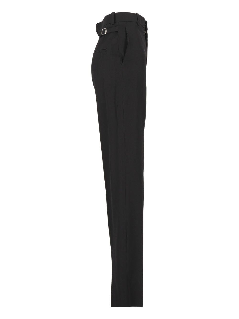 Bottega Veneta Women Grain De Poudre Wool Trousers BOTTEGA VENETA