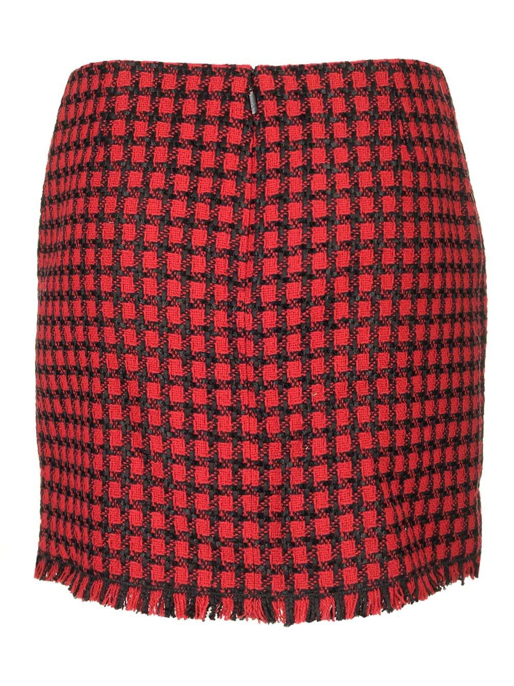 Versace Women Tweed Mini Skirt VERSACE
