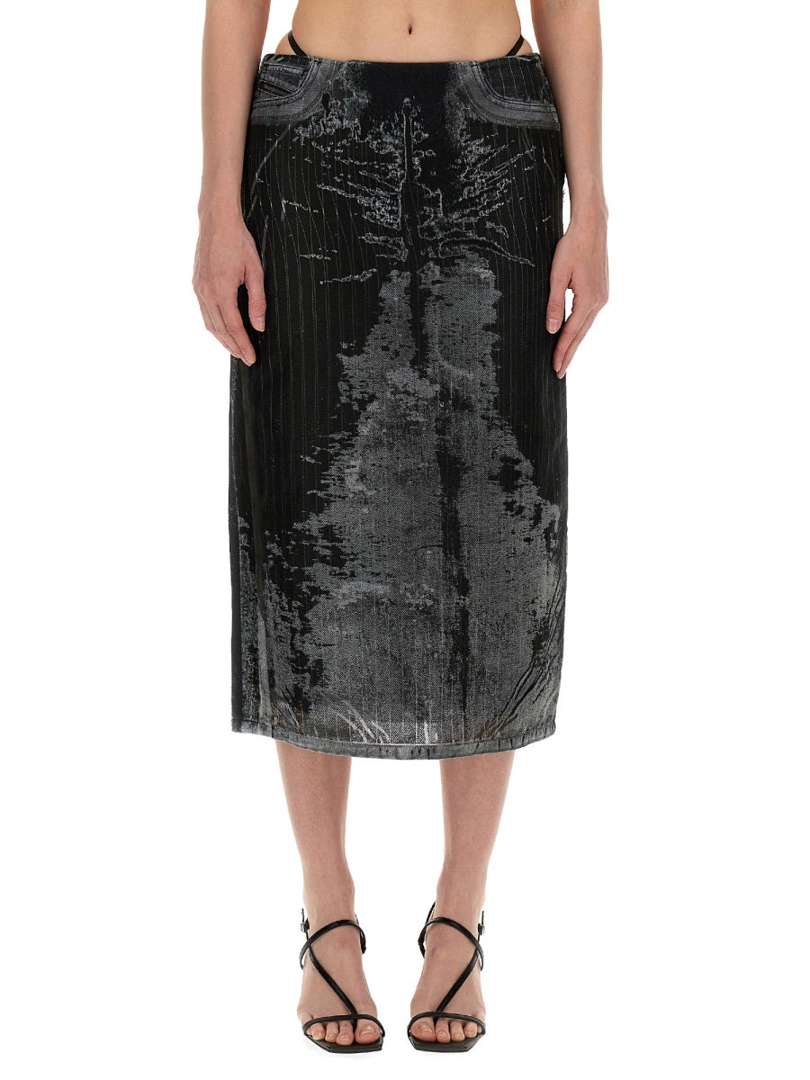 Diesel Women Skirt "De-Pra-Fse1" DIESEL