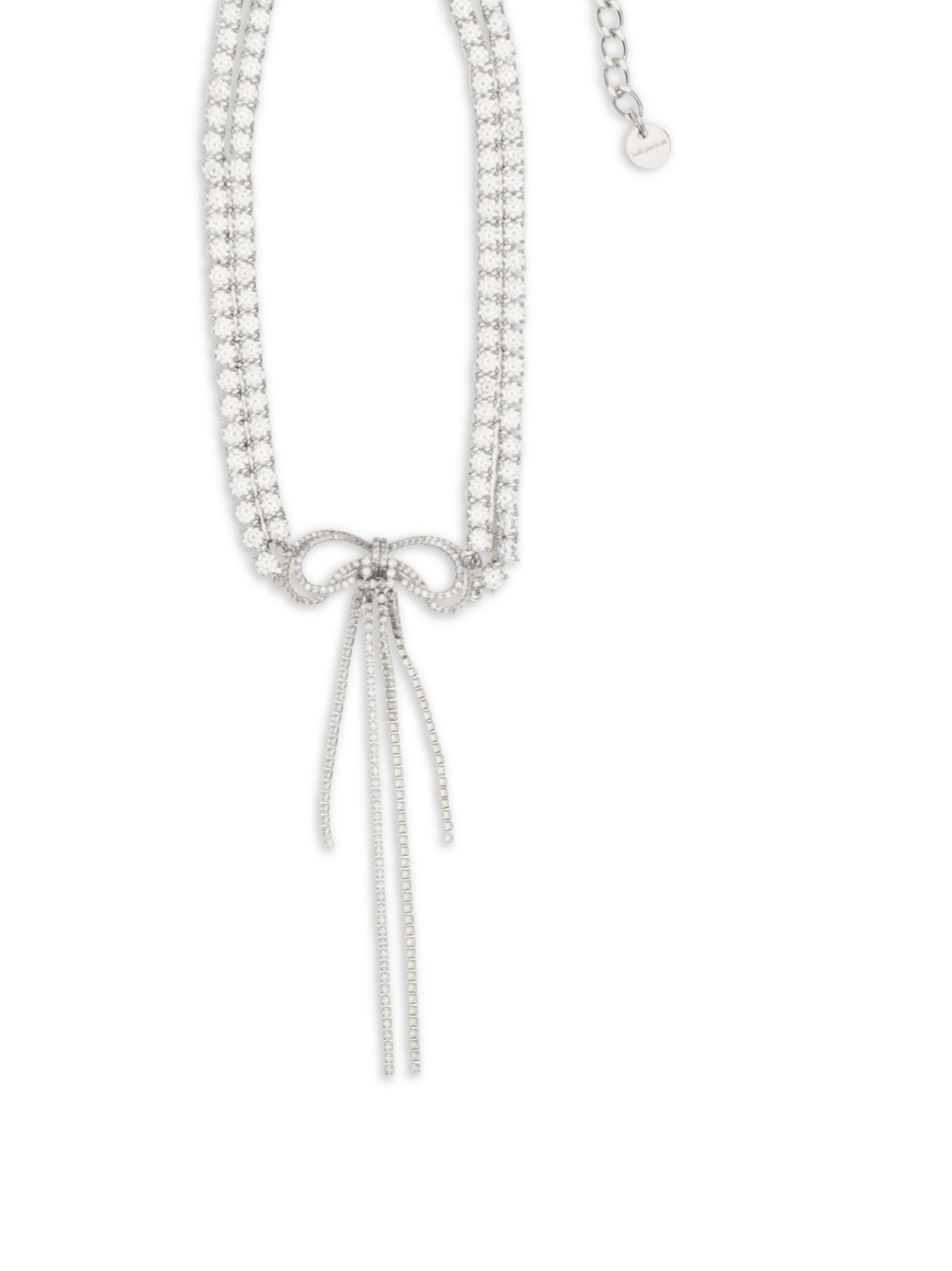 Self-Portrait Women Crystal Double Bow Choker SELF-PORTRAIT