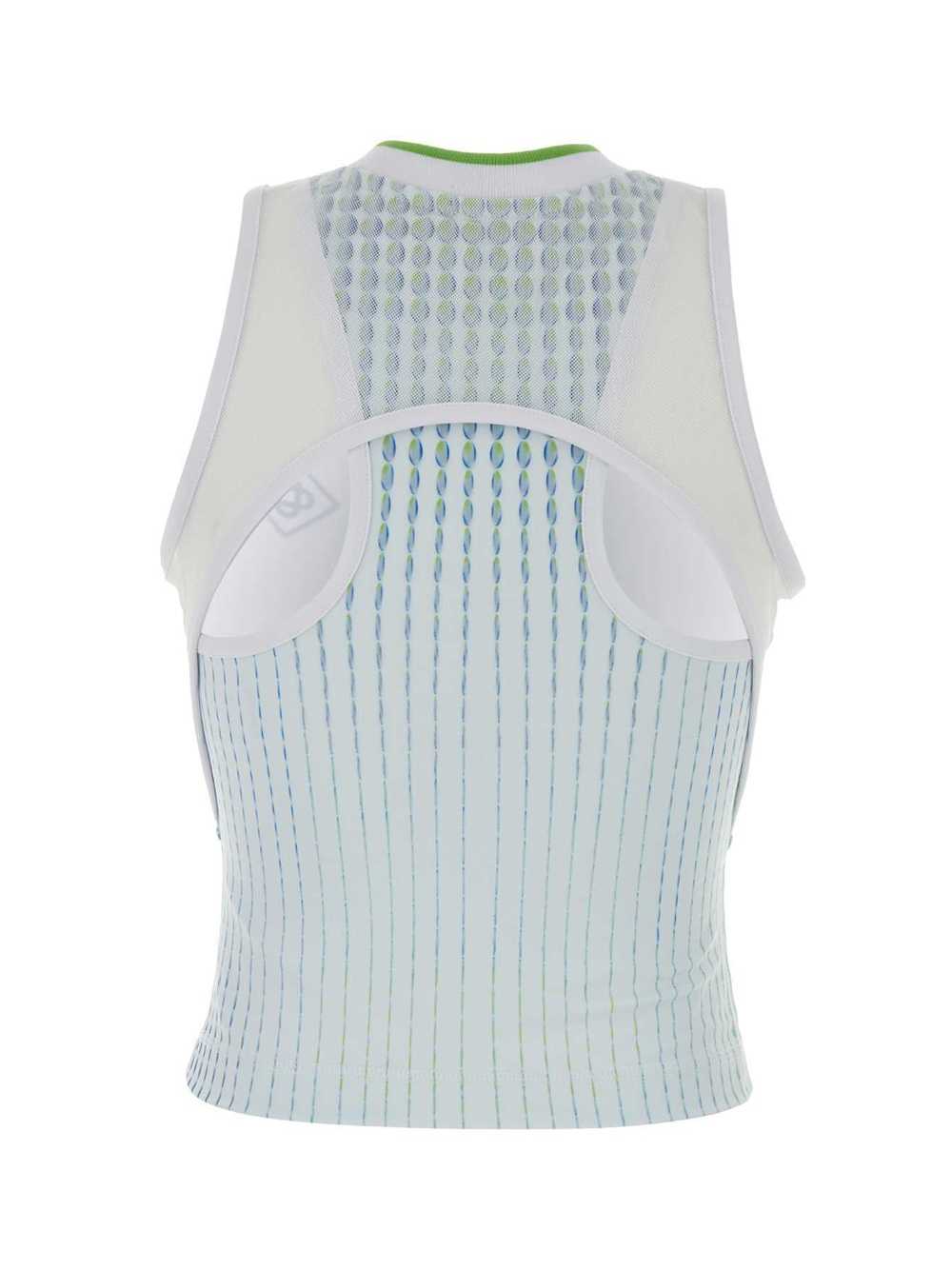 Casablanca Women Multicolored Stretch Jersey Top CASABLANCA