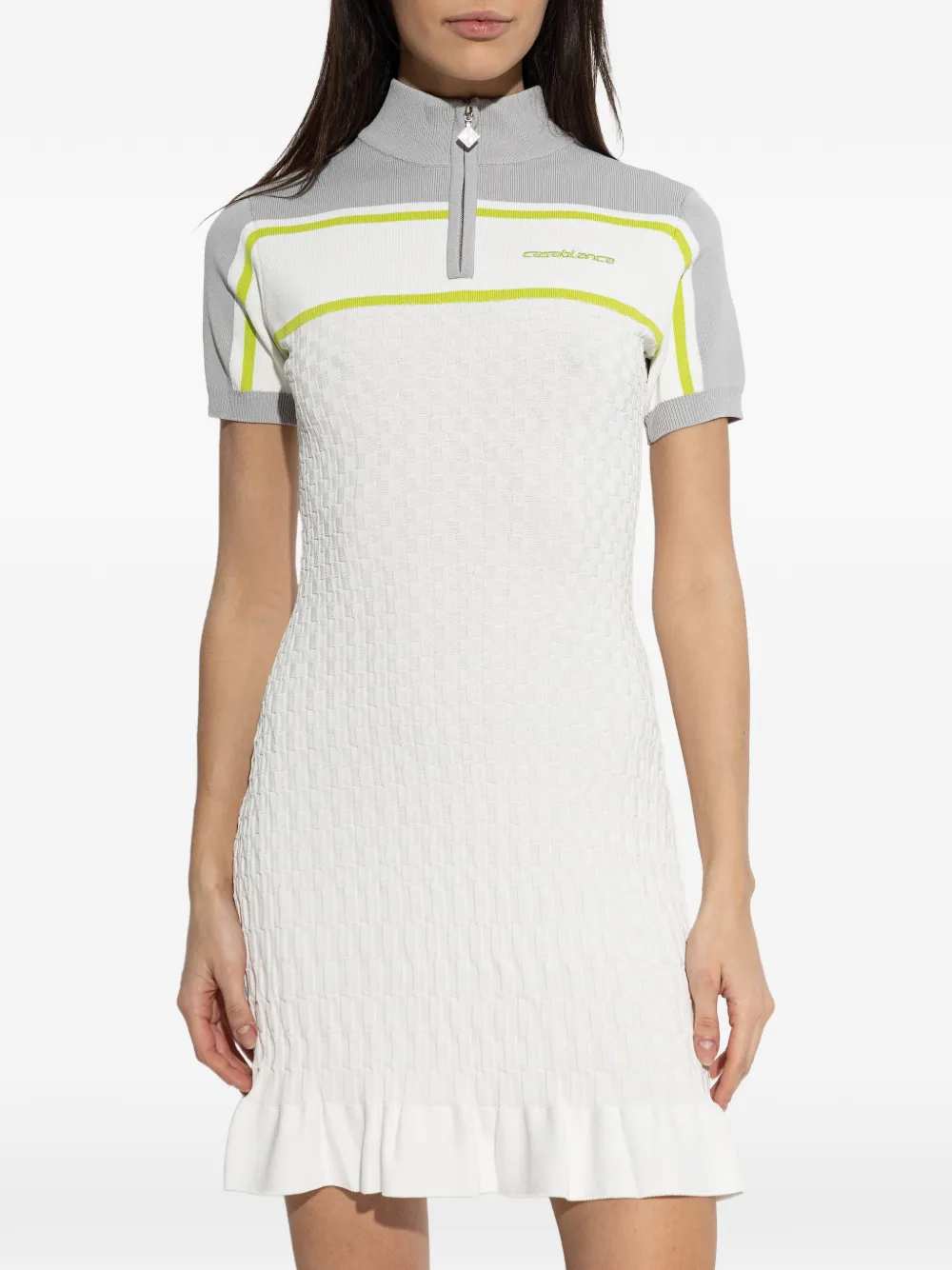 Casablanca Women Short Zip-Up Dress CASABLANCA