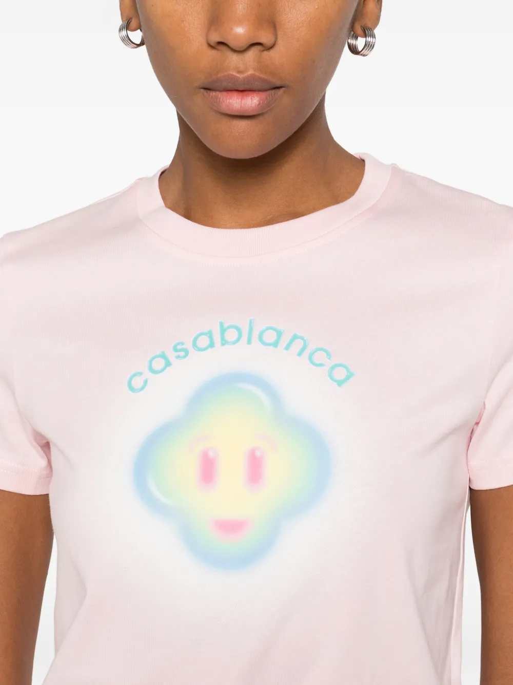 Casablanca Women Casablanca Logo T-Shirt CASABLANCA