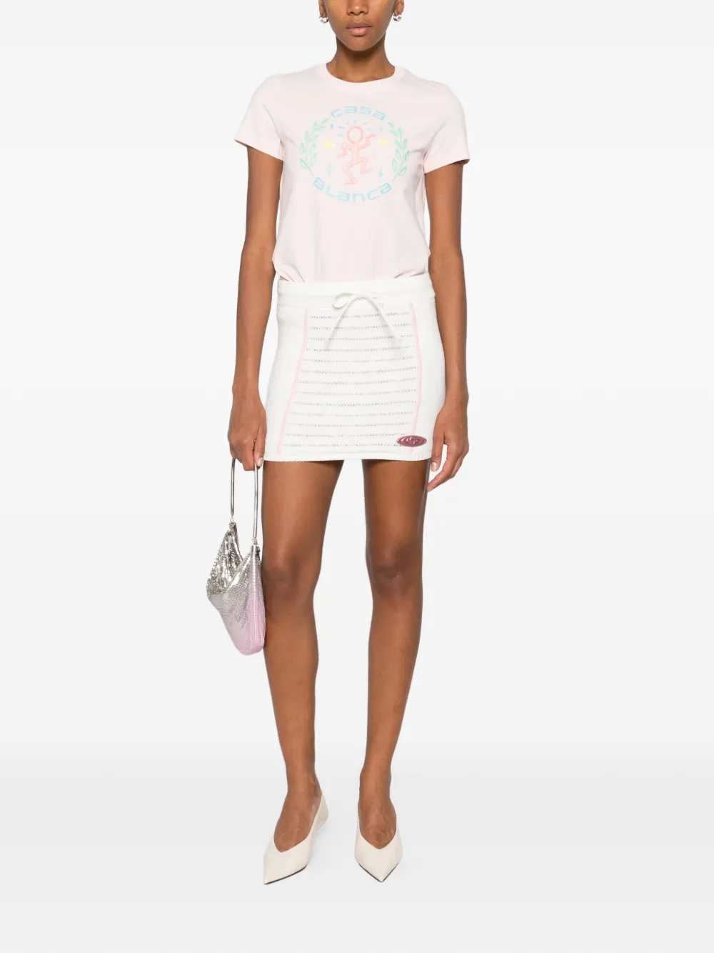 Casablanca Women Cotton T-Shirt With Graphic Print CASABLANCA