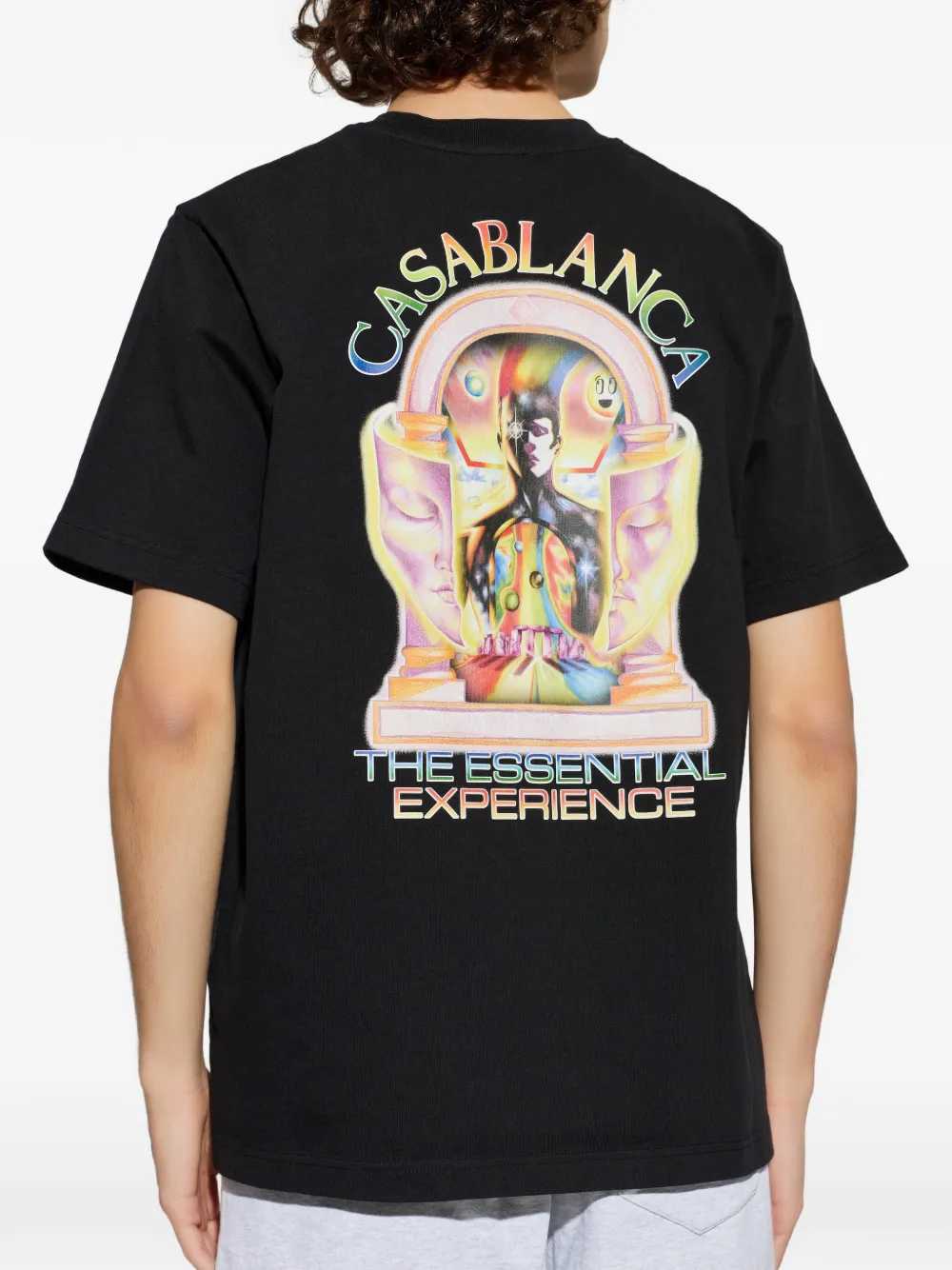 Casablanca Men Crew-Neck T-Shirt With Print CASABLANCA