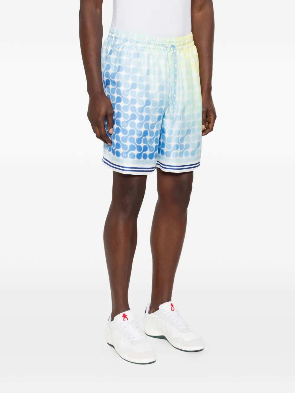 Casablanca Men Patterned Stretch Shorts CASABLANCA