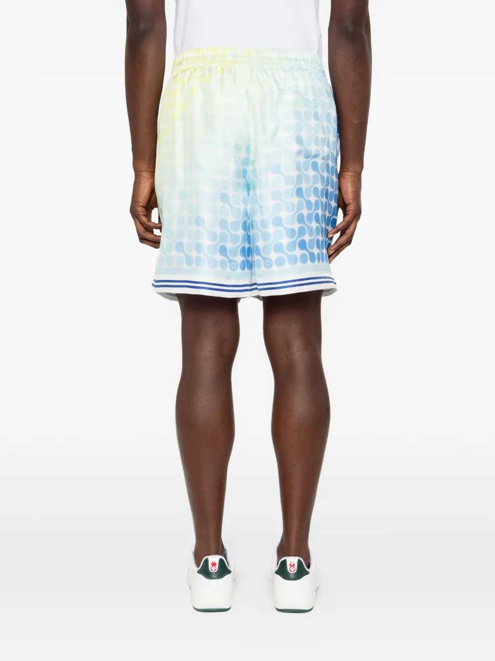Casablanca Men Patterned Stretch Shorts CASABLANCA