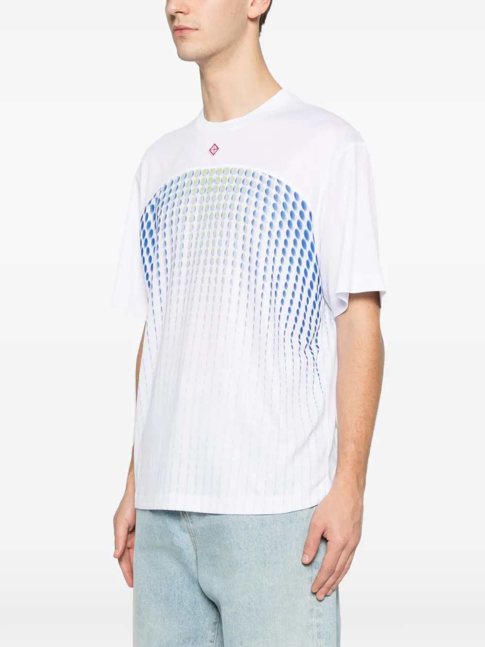 Casablanca Men Tennis Tech T-Shirt CASABLANCA