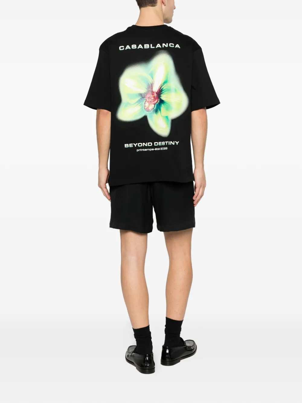 Casablanca Men Glitch Orchid Oversized T-Shirt CASABLANCA