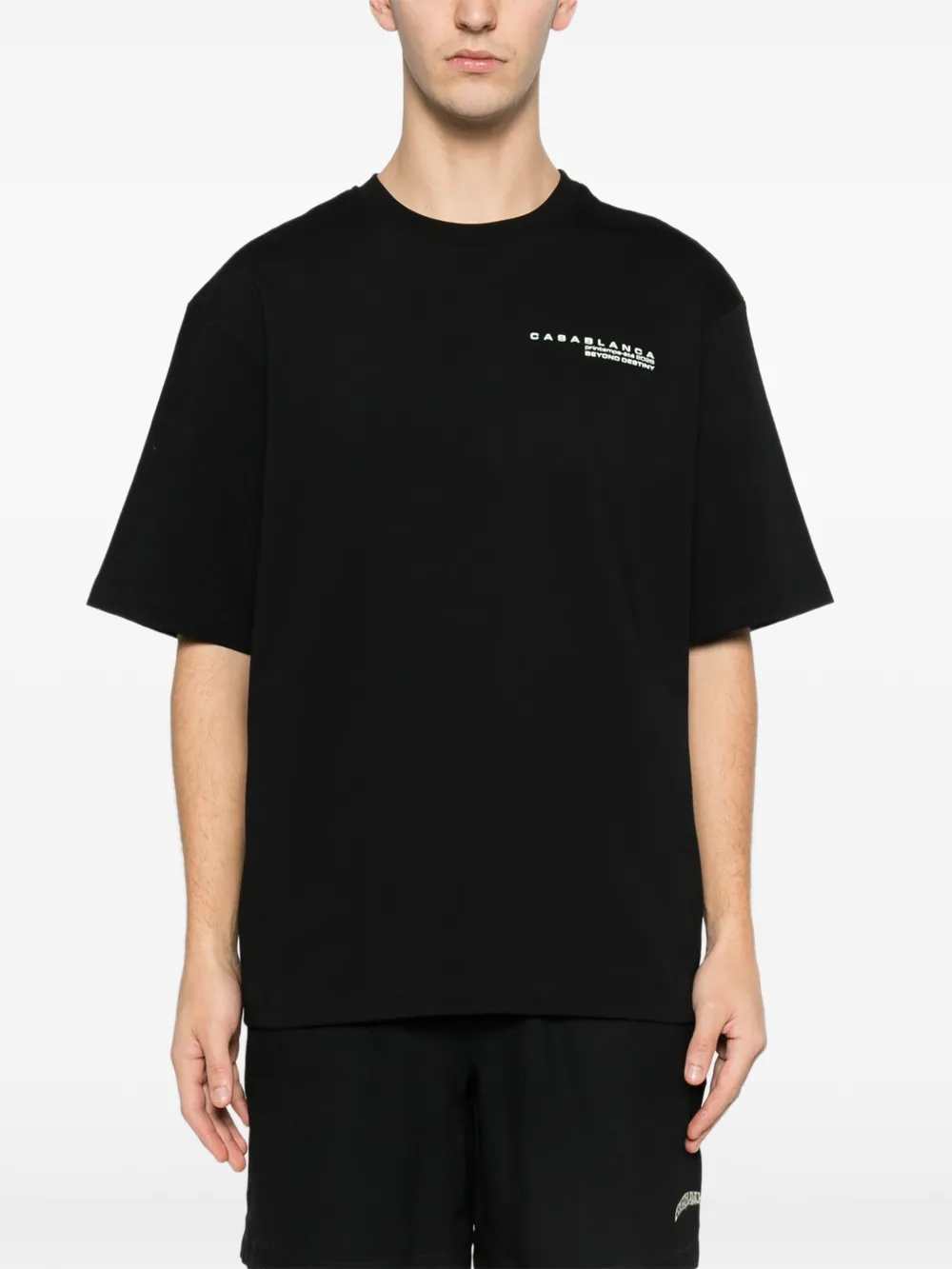 Casablanca Men Glitch Orchid Oversized T-Shirt CASABLANCA