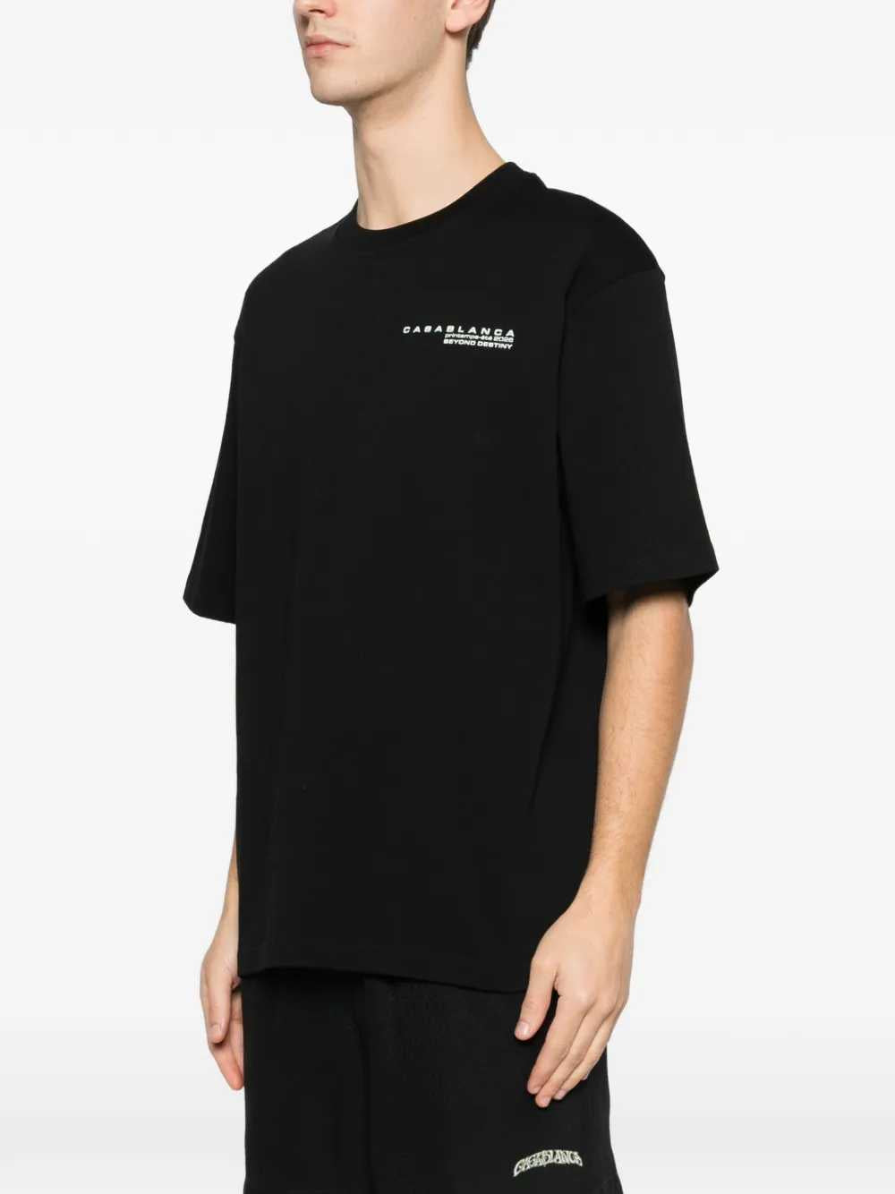 Casablanca Men Glitch Orchid Oversized T-Shirt CASABLANCA