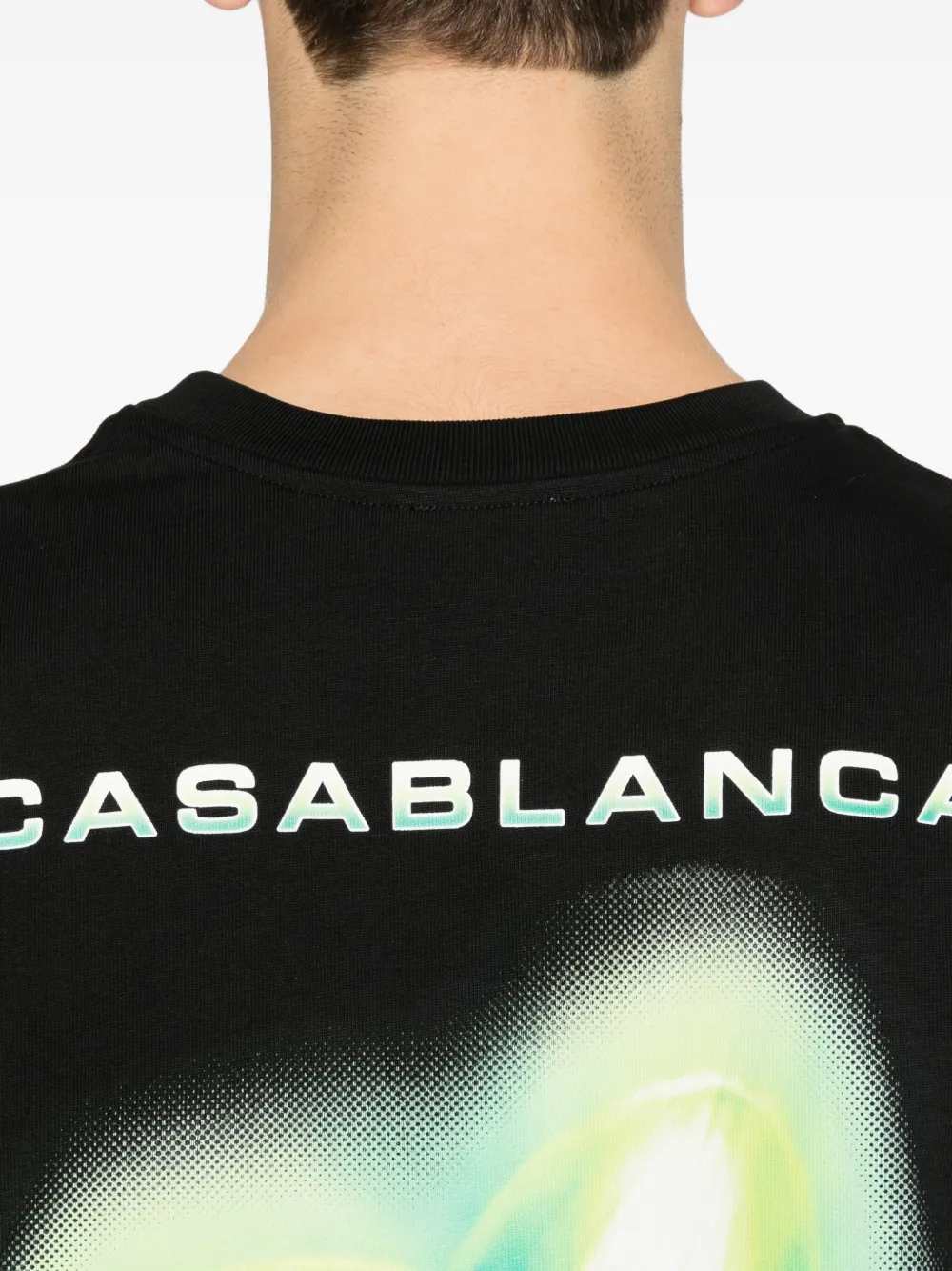 Casablanca Men Glitch Orchid Oversized T-Shirt CASABLANCA