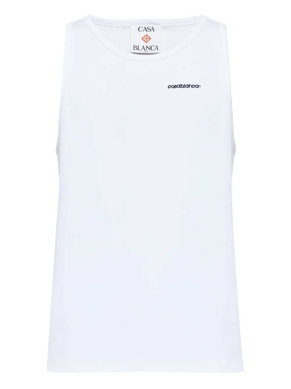 Casablanca Men Embroidered Tank Top CASABLANCA