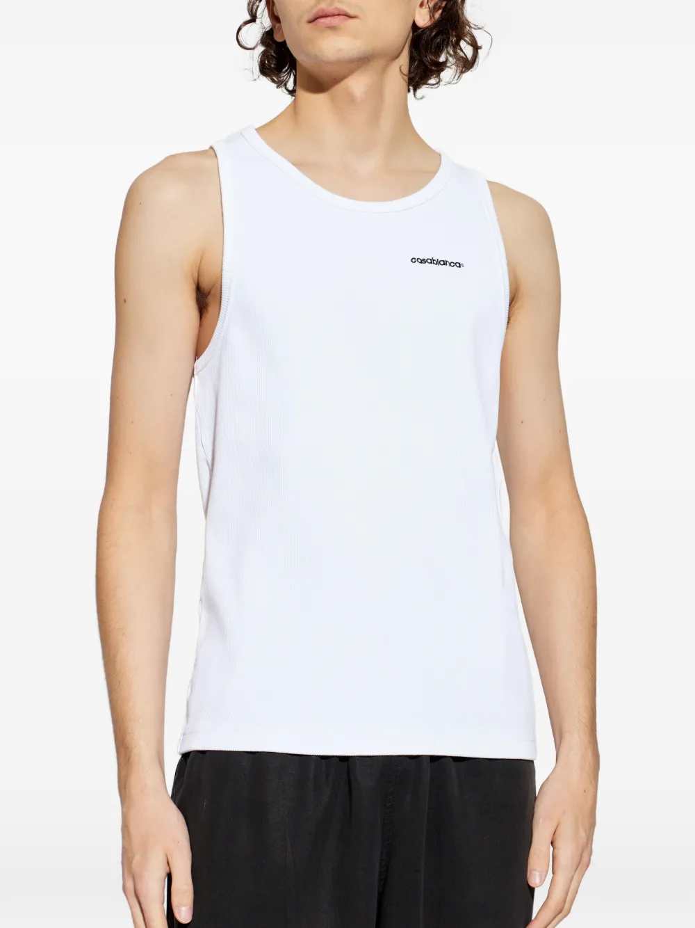 Casablanca Men Embroidered Tank Top CASABLANCA