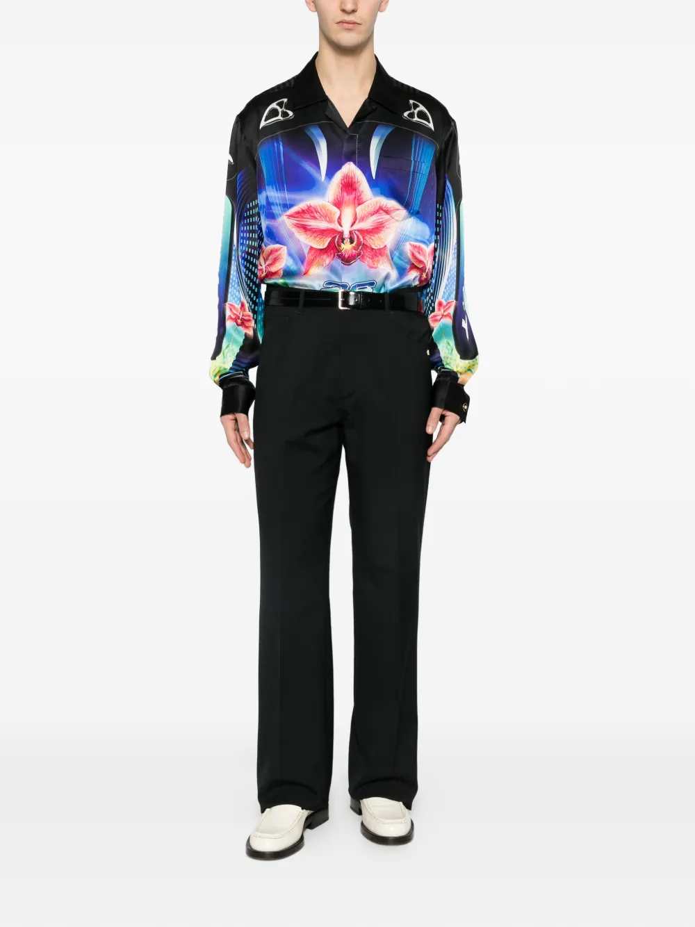 Casablanca Men Orchid Racer Shirt CASABLANCA