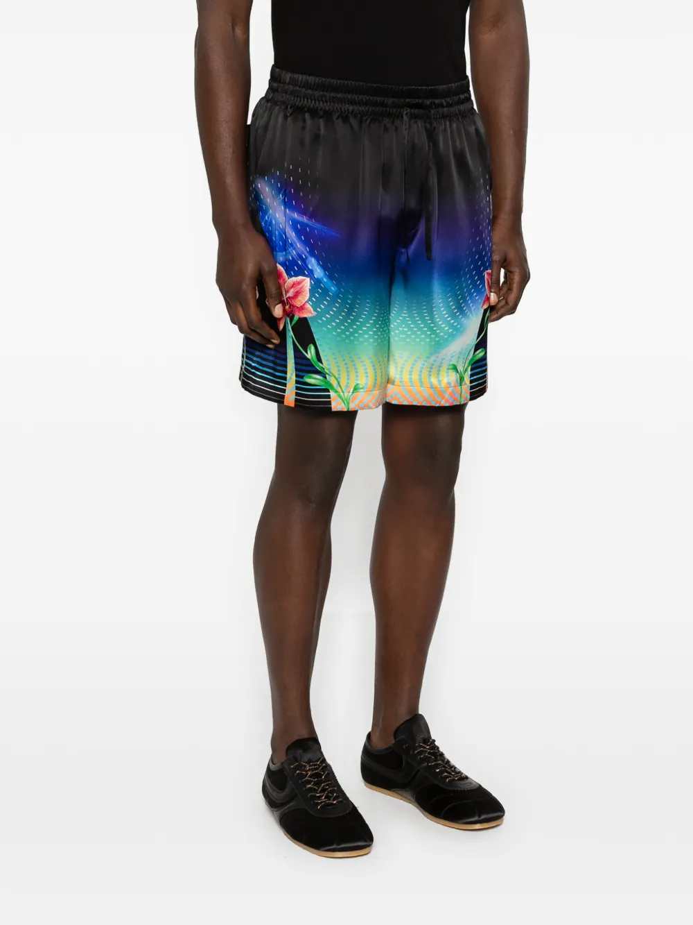 Casablanca Men Floral Drawstring Shorts CASABLANCA