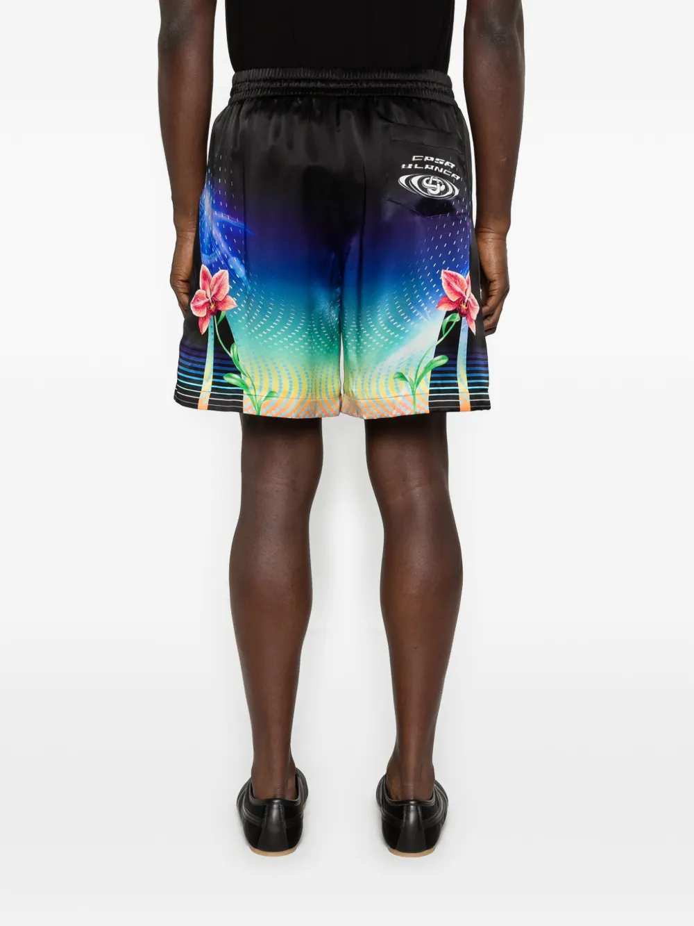 Casablanca Men Floral Drawstring Shorts CASABLANCA