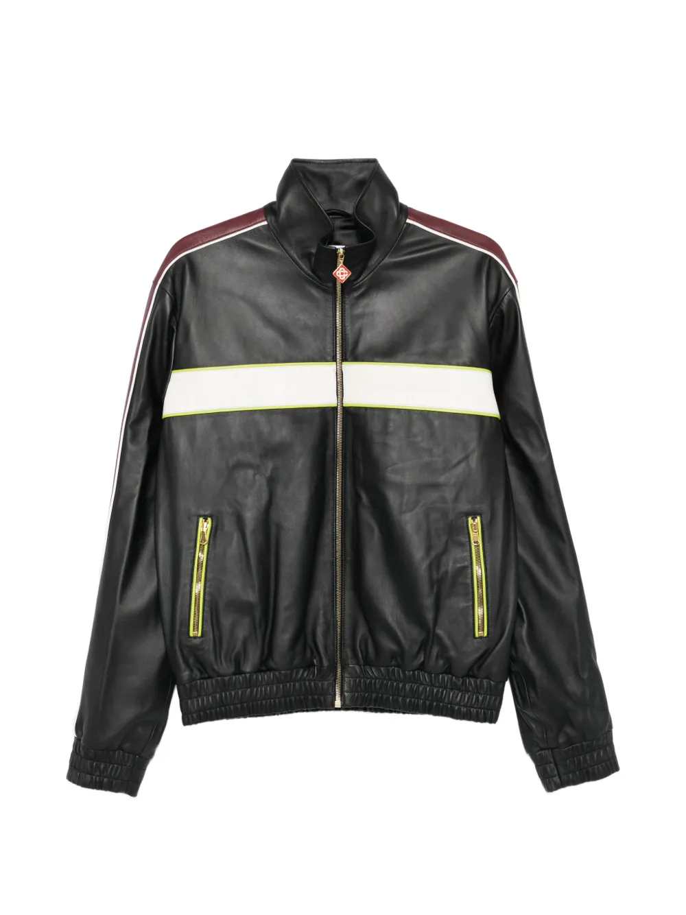 Casablanca Men Striped Zip-Up Jacket CASABLANCA