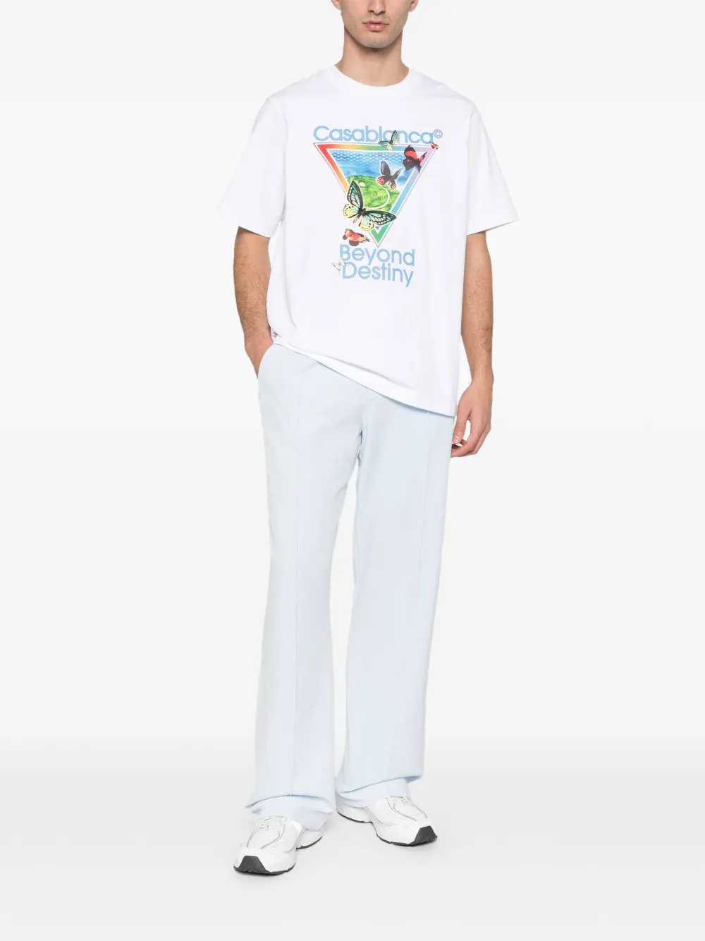 Casablanca Men Printed Jersey T-Shirt CASABLANCA