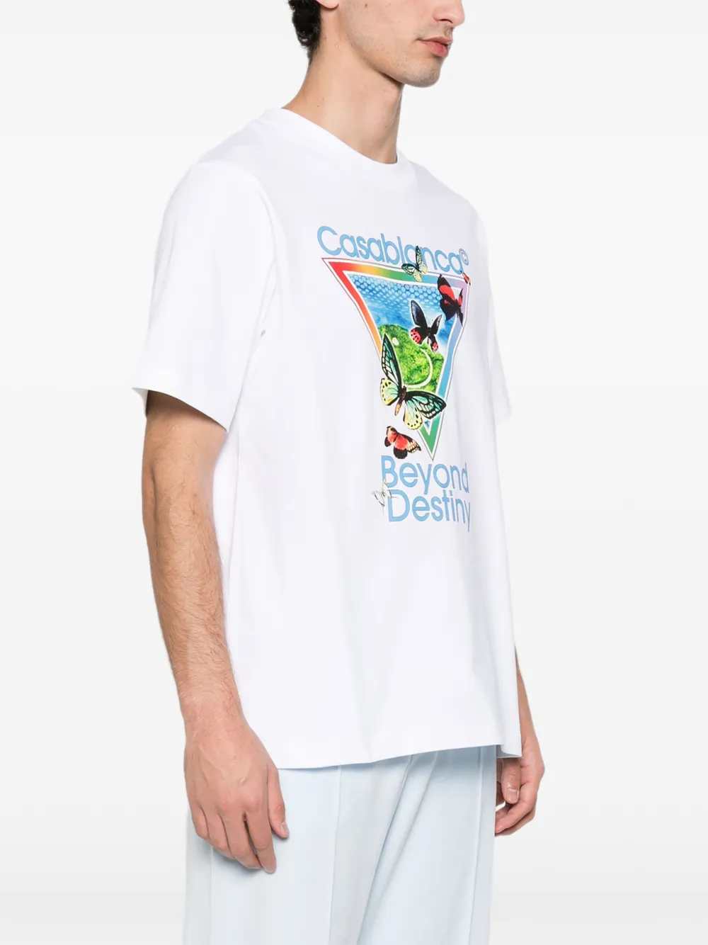 Casablanca Men Printed Jersey T-Shirt CASABLANCA