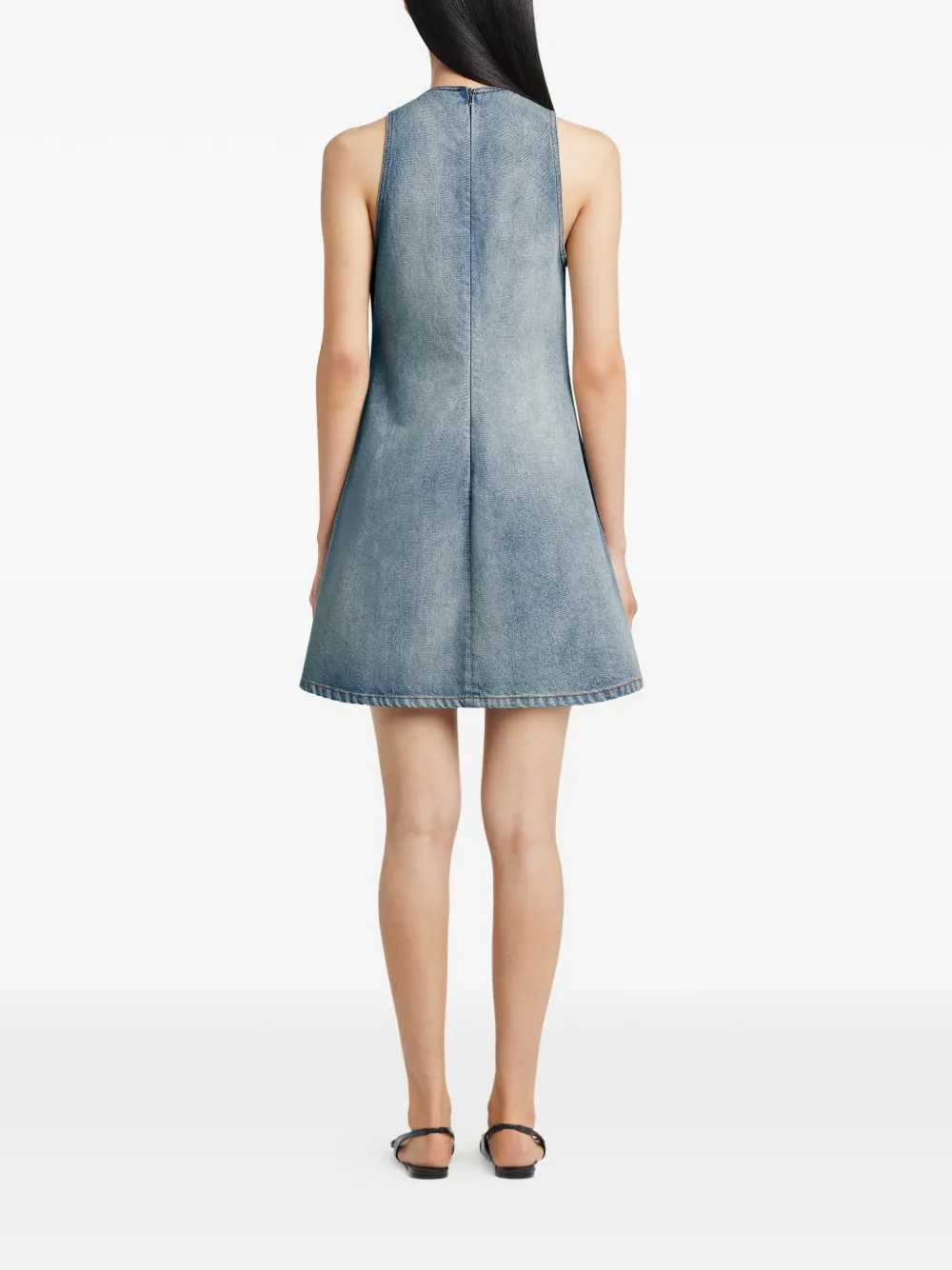 Courreges Women Sleeveless Denim Dress COURREGES