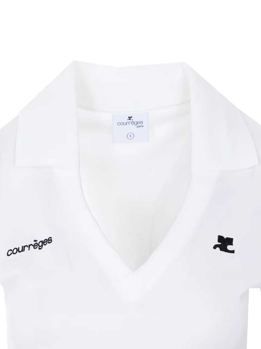 Courreges Women V-Neck T-Shirt COURREGES