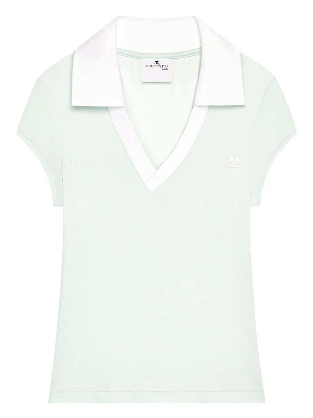 Courreges Women V-Neck T-Shirt COURREGES